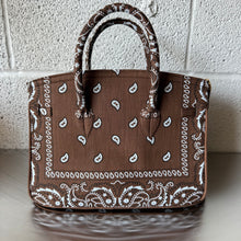 Load image into Gallery viewer, ‘ESPRESSO’ BANDANA BAG BY BOOM BESPOKE

