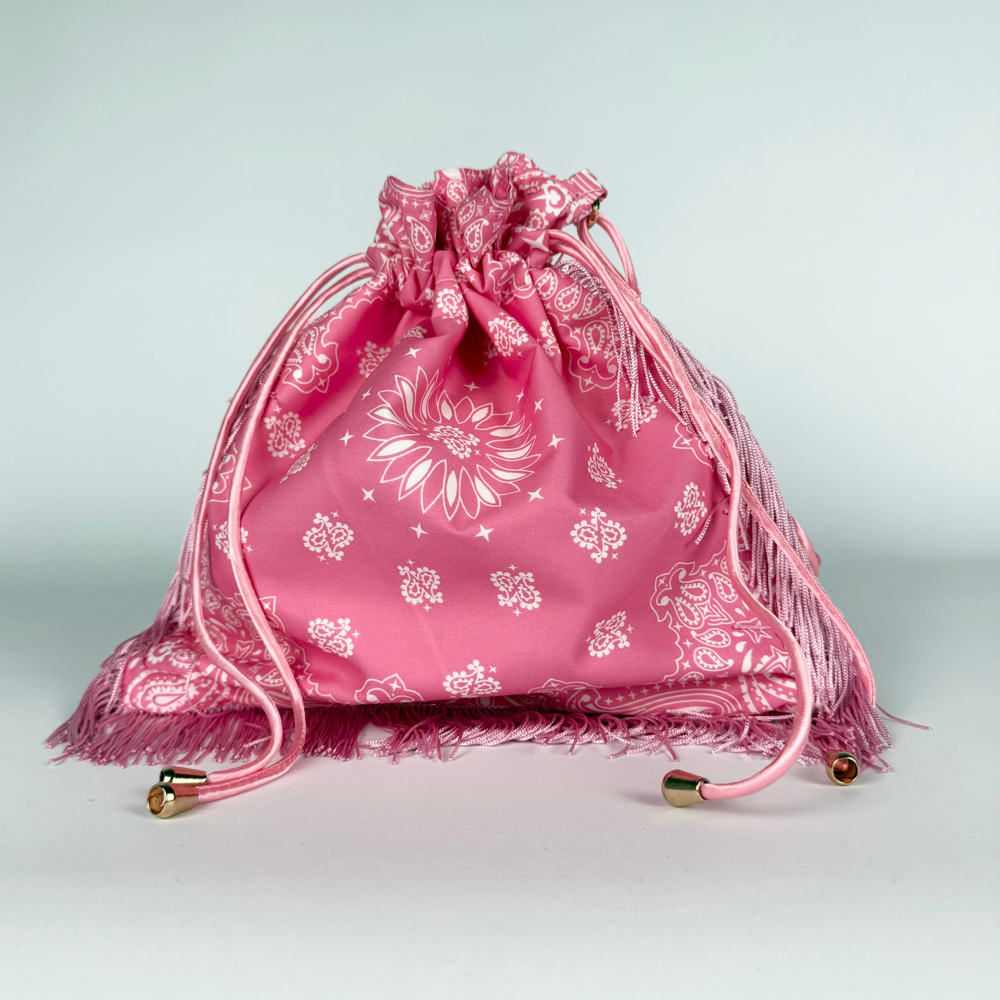 'PRINCESS' PINK BANDANA POUCH BAG