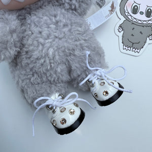 ‘SWAROVSKI GHOST’ SESAME BEAN BOOM BESPOKE LABUBU