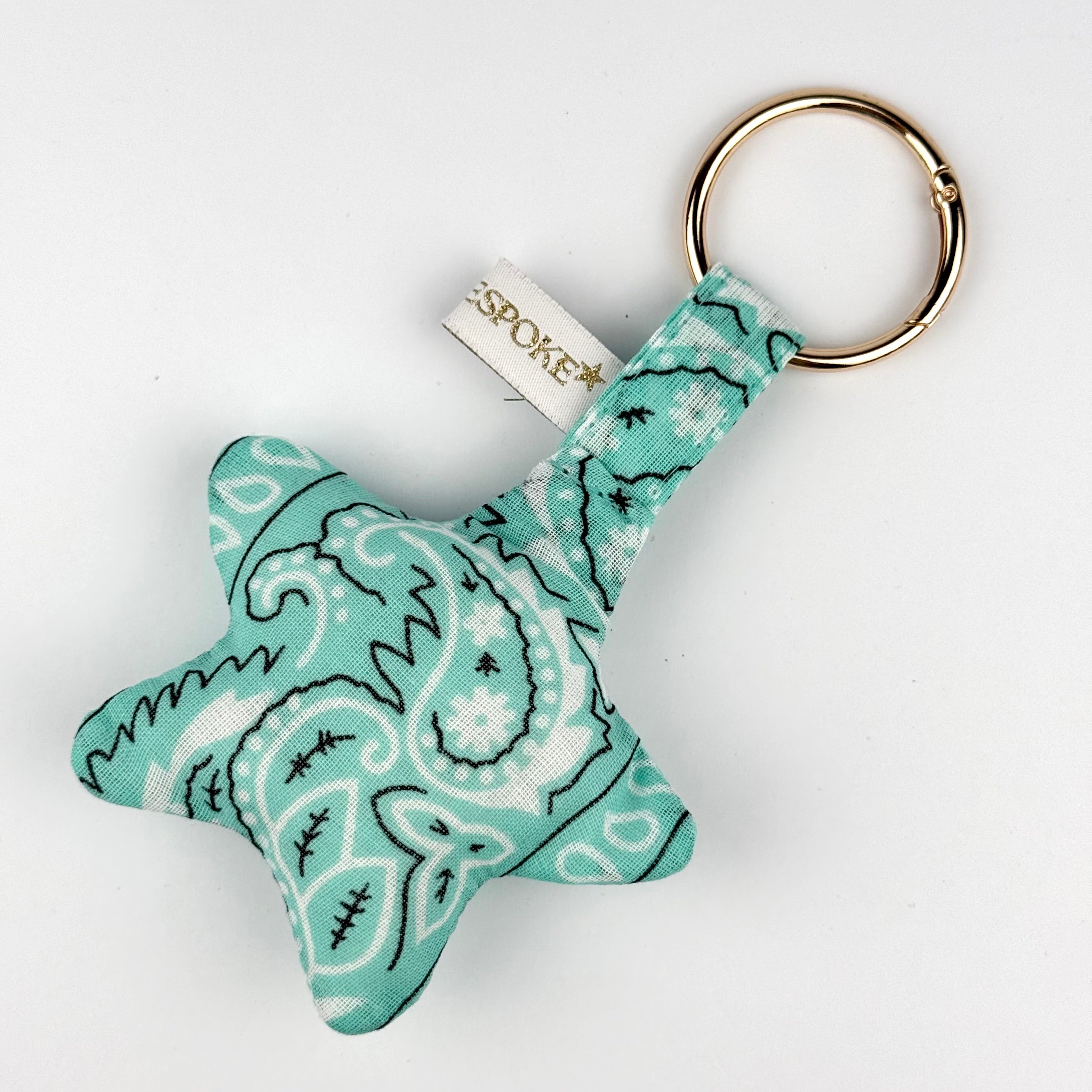 ‘YOU STAR’ AQUA BOOM PUFFY BANDANA STAR BAG CHARM