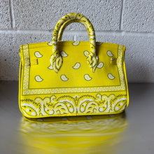 Load image into Gallery viewer, ‘LEMON’ SMALL BANDANA BAG BY BOOM BESPOKE
