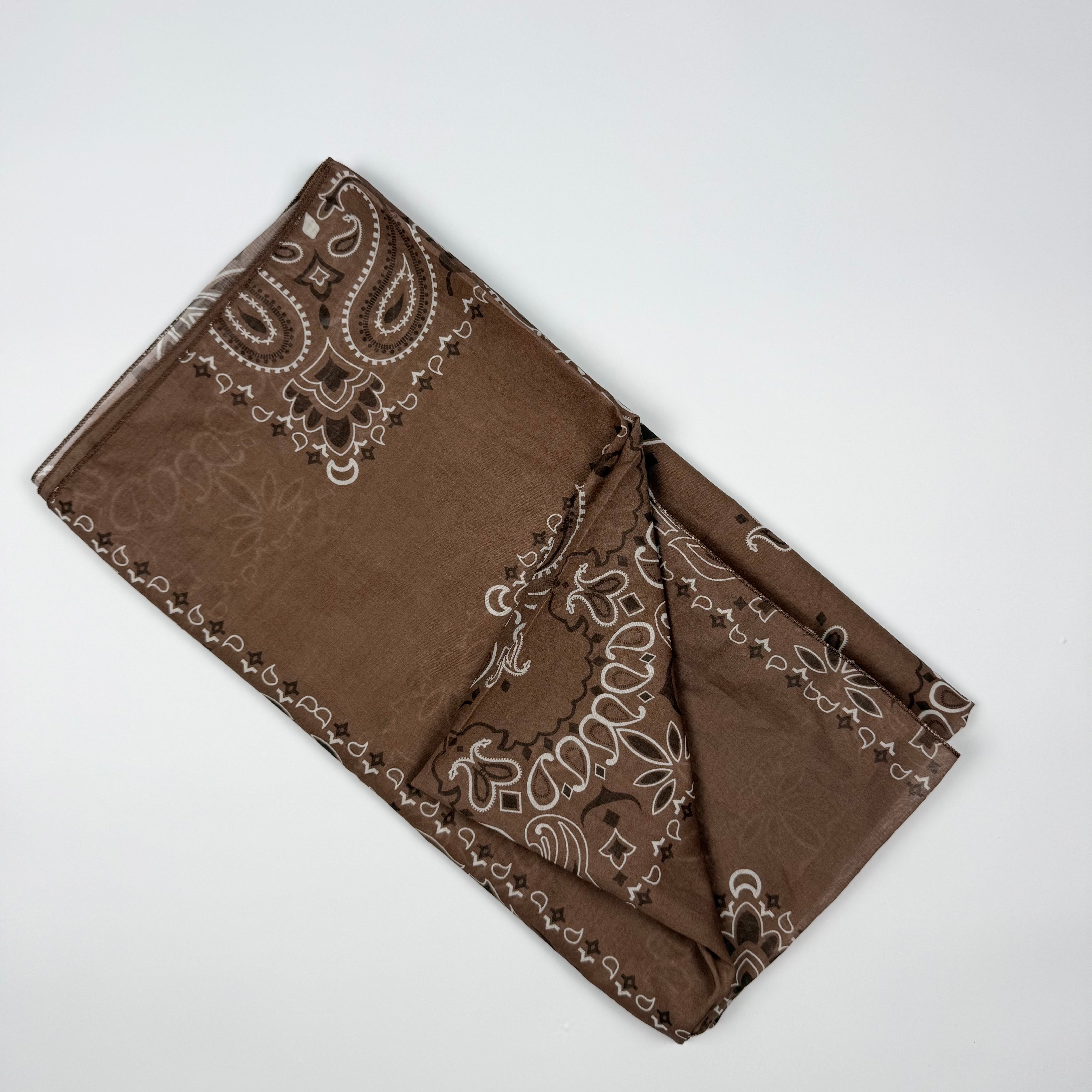 'CAPPUCCINO' DEEP TAUPE BANDANA MULTIWAY COTTON SET