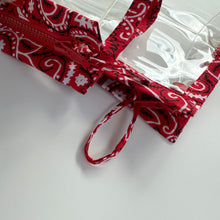 Load image into Gallery viewer, ‘CHERRY’ BANDANA POUCH SET BY BOOM BESPOKE
