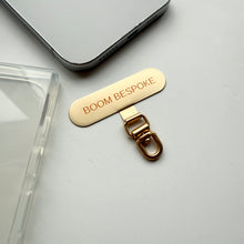Load image into Gallery viewer, BOOM BESPOKE METAL 360* D RING CHARM/STRAP CONNECTOR FOR IPHONE
