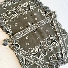 Load image into Gallery viewer, ‘OLIVE’ BANDANA KNIT BELTED LONGLINE SLEEVELESS CARDIGAN
