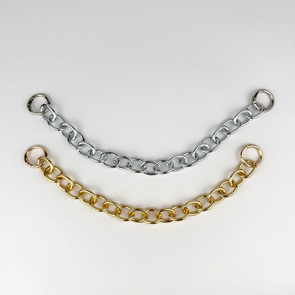 GOLD OR SILVER CHUNKY CHAIN BOOM BESPOKE BAG CHARM