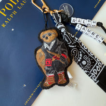 Load image into Gallery viewer, ‘RALPH’ BEAR BAG CHARM BY BOOM BESPOKE
