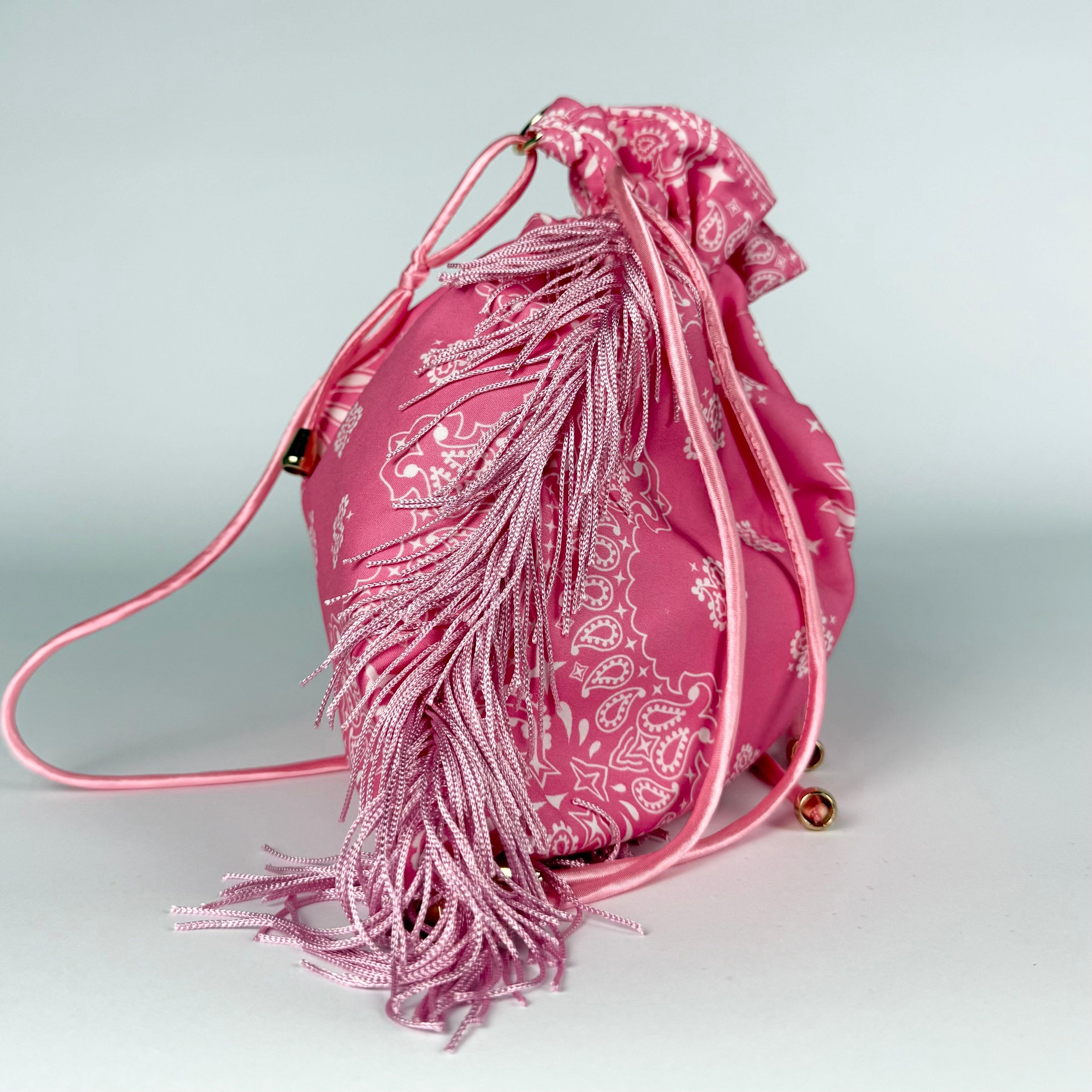 'PRINCESS' PINK BANDANA POUCH BAG