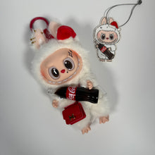 Load image into Gallery viewer, ‘RED BAG’ SURPRISE SHAKE COCA COLA CUSTOM LABUBU BY BOOM BESPOKE
