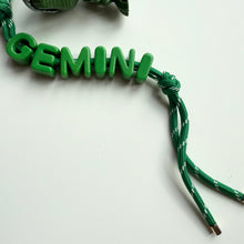 Load image into Gallery viewer, ‘DARLING DINO’ GREEN DINOSAUR BOOM BESPOKE BAG CHARM
