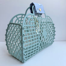 Load image into Gallery viewer, SEA MOSS GREY JELLY BAG BY BOOM BESPOKE
