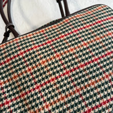 Load image into Gallery viewer, ‘DIY BEAD’ MULTICOLOURED HOUNDSTOOTH BOWLING BAG

