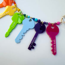 Load image into Gallery viewer, ‘BOOMBOW CRYSTAL KEYS’ BOOM BESPOKE BAG CHARM

