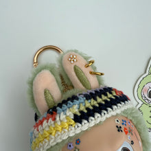 Load image into Gallery viewer, ‘FLOWER POWER’ GREEN GRAPE  BOOM BESPOKE LABUBU
