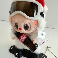 Load image into Gallery viewer, ‘SNOWBOARD’ SURPRISE SHAKE COCA COLA CUSTOM LABUBU BY BOOM BESPOKE
