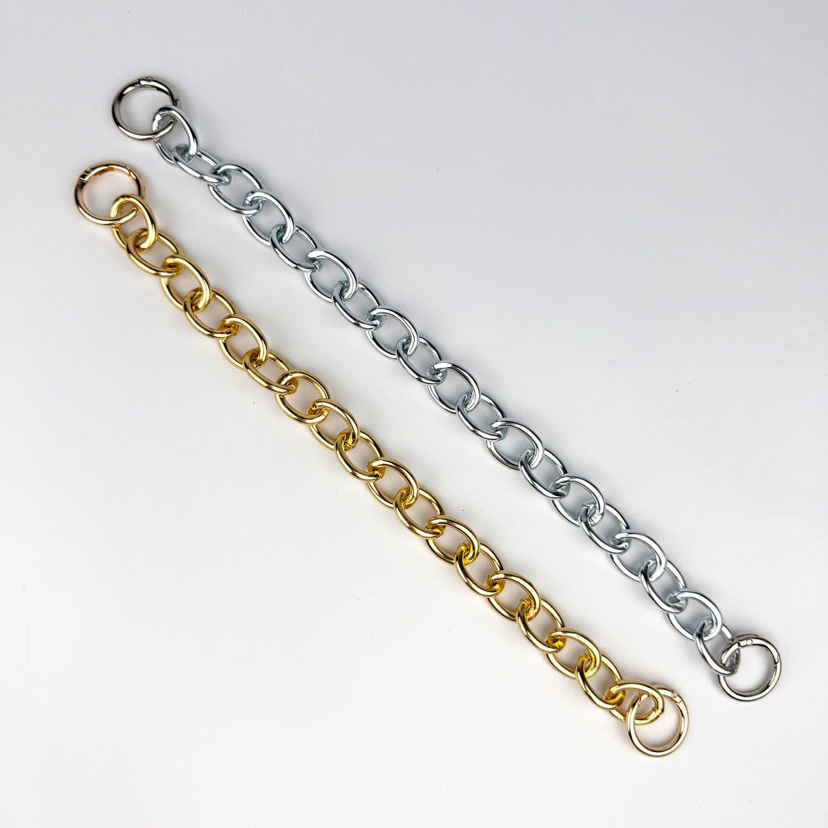 GOLD OR SILVER CHUNKY CHAIN BOOM BESPOKE BAG CHARM