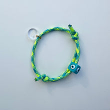 Load image into Gallery viewer, BLUE EYE BEAD ROPE BRACELET
