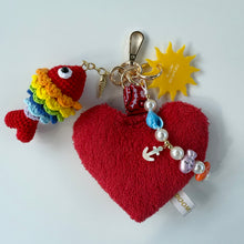 Load image into Gallery viewer, ‘SEA OF LOVE’ BOOM BESPOKE BAG CHARM
