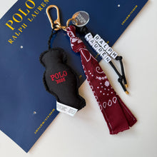 Load image into Gallery viewer, ‘RALPH’ BEAR BAG CHARM BY BOOM BESPOKE
