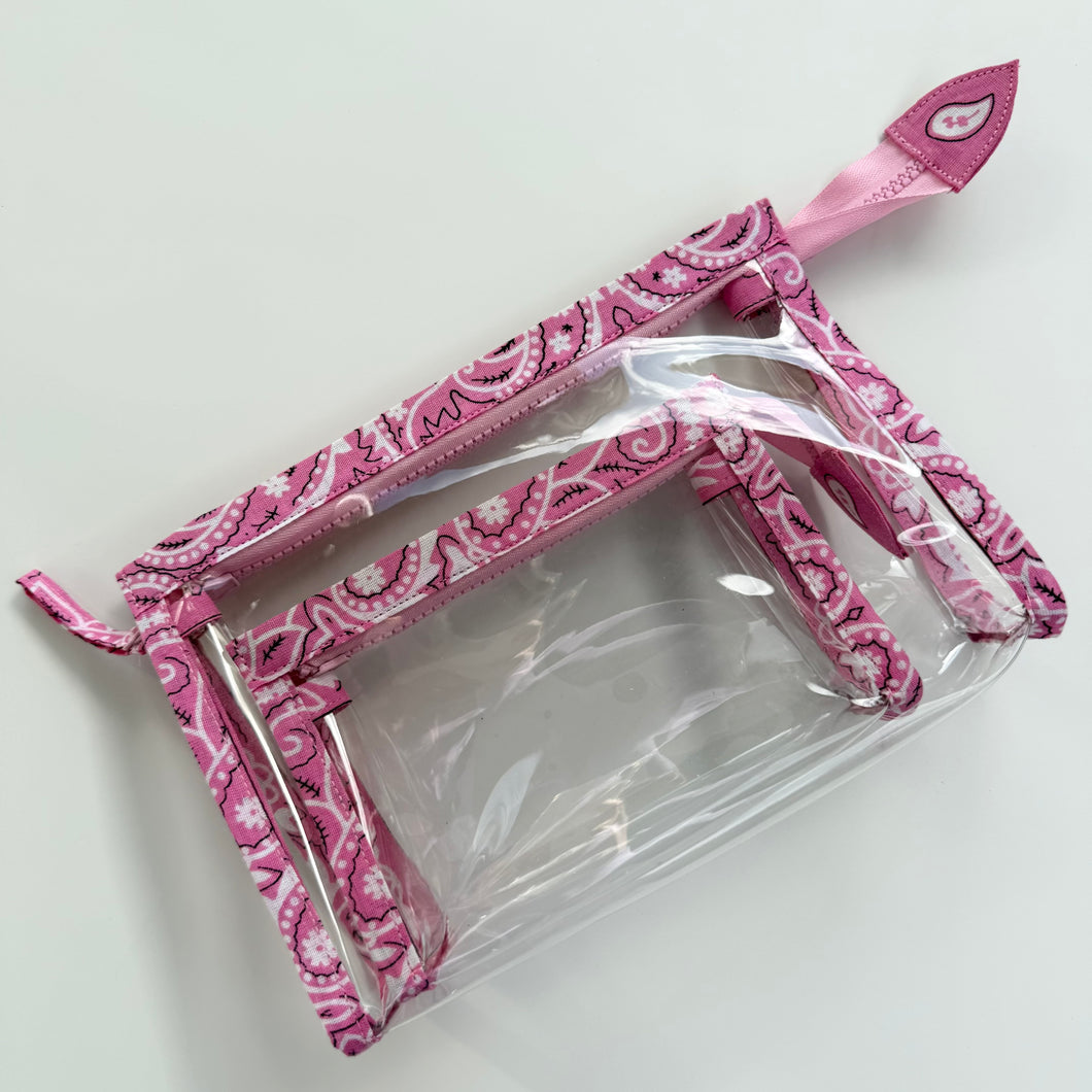 ‘BUBBLEGUM’ BANDANA POUCH SET BY BOOM BESPOKE