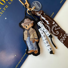 Load image into Gallery viewer, ‘RALPH’ BEAR BAG CHARM BY BOOM BESPOKE
