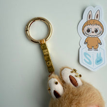 Load image into Gallery viewer, ‘CUSTOM TEXT’ ‘S’ PIN FOR LOVE (MINI) BOOM BESPOKE LABUBU NEUTRAL PACK

