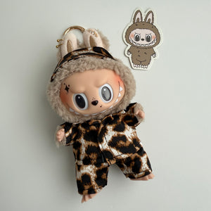 ´LEOPARD SILK PJ’S’ TOFFEE BOOM BESPOKE LABUBU NEUTRAL PACK