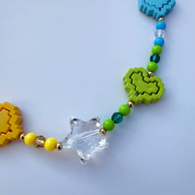 Load image into Gallery viewer, ‘BOOMBOW’ HEART RAINBOW CRYSTAL L BAG CHARM / KEYRING BY BOOMBESPOKE

