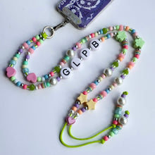 Load image into Gallery viewer, ‘SPRING’ CHUNKY PASTEL CROSSBODY PHONE STRAP
