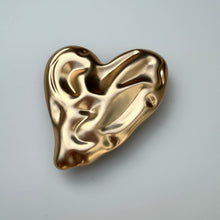 Load image into Gallery viewer, WARM GOLD METAL HEART PHONE STICKER
