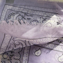 Load image into Gallery viewer, ‘GRAPE’ LILAC THE MULTIWAY SQUARE BANDANA SCARF
