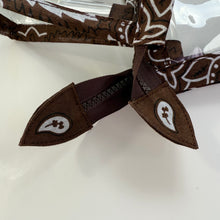 Load image into Gallery viewer, ‘ESPRESSO’ BANDANA POUCH SET BY BOOM BESPOKE
