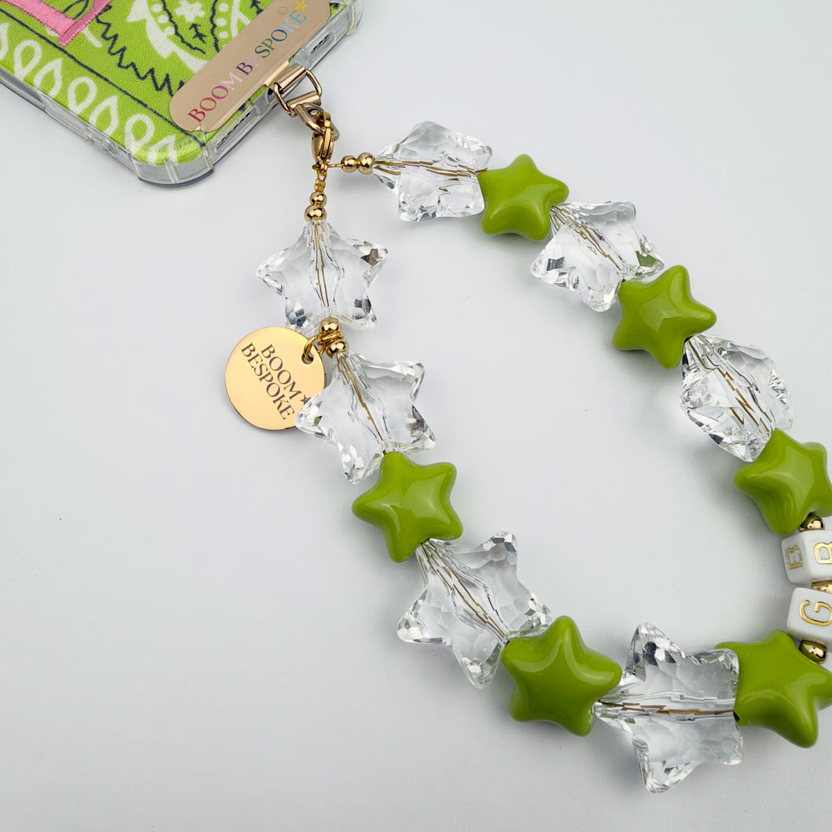 ‘STAR GIRL’ CHUNKY STARS PHONE BEADS BY BOOM BESPOKE