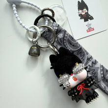 Load image into Gallery viewer, ‘SPOOKY KITTY’ SWAROVSKI CRYSTAL CRYBABY MONSTER TEARS BOOM BESPOKE CRYBABY
