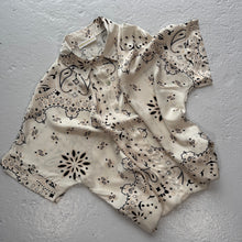 Load image into Gallery viewer, ‘COCONUT’ CREAM BANDANA SILK SHIRT CO-ORD
