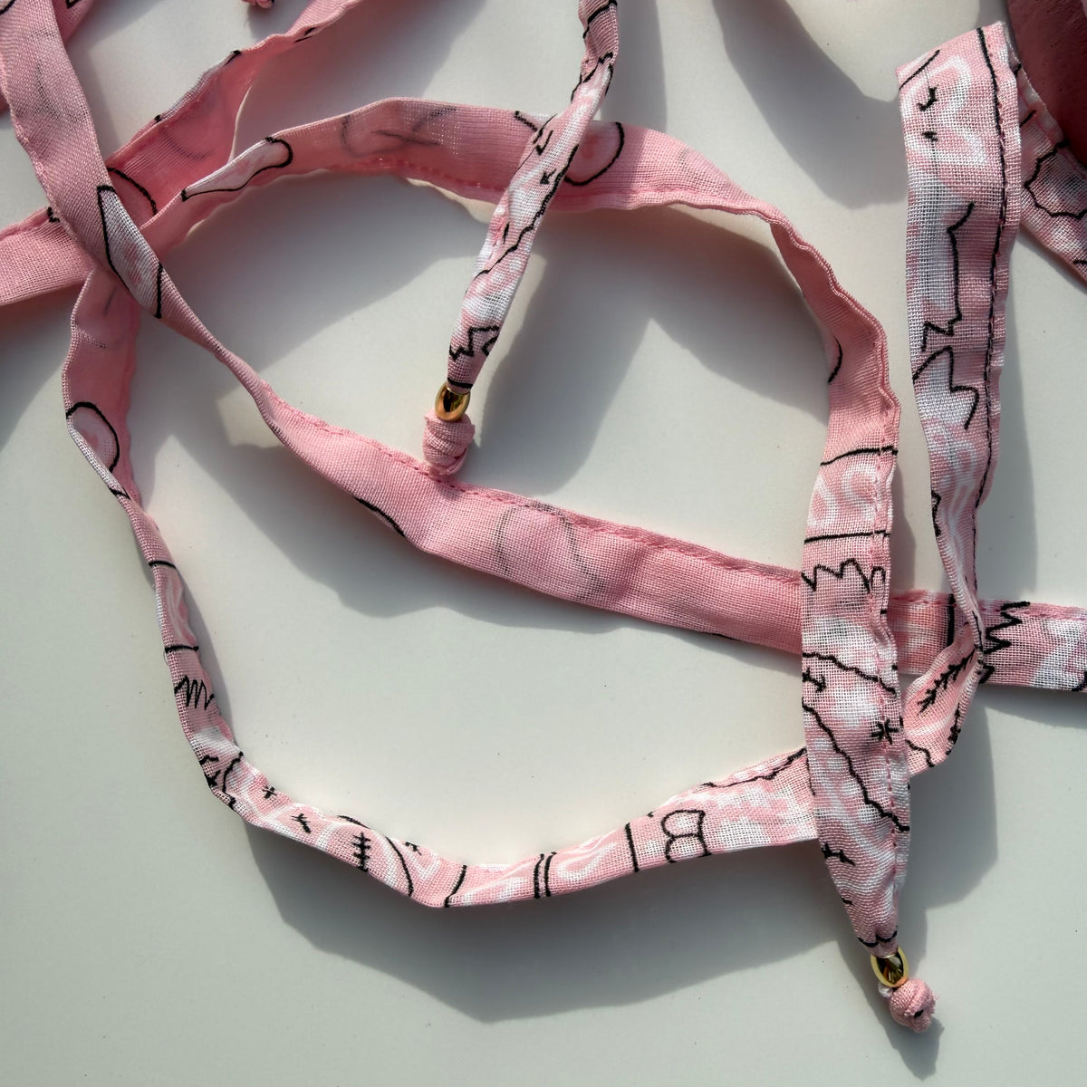 ‘BALLERINA’ PINK BANDANA HAVAIANAS TOP FLIP FLOPS BY BOOM BESPOKE