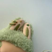 Load image into Gallery viewer, ‘LEATHERS’ GREEN GRAPE  BOOM BESPOKE LABUBU
