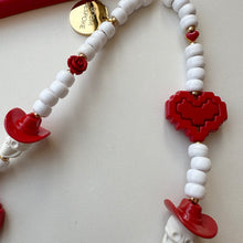 Load image into Gallery viewer, ‘ROSE-HAW’ BOOM BESPOKE PHONE BEADS
