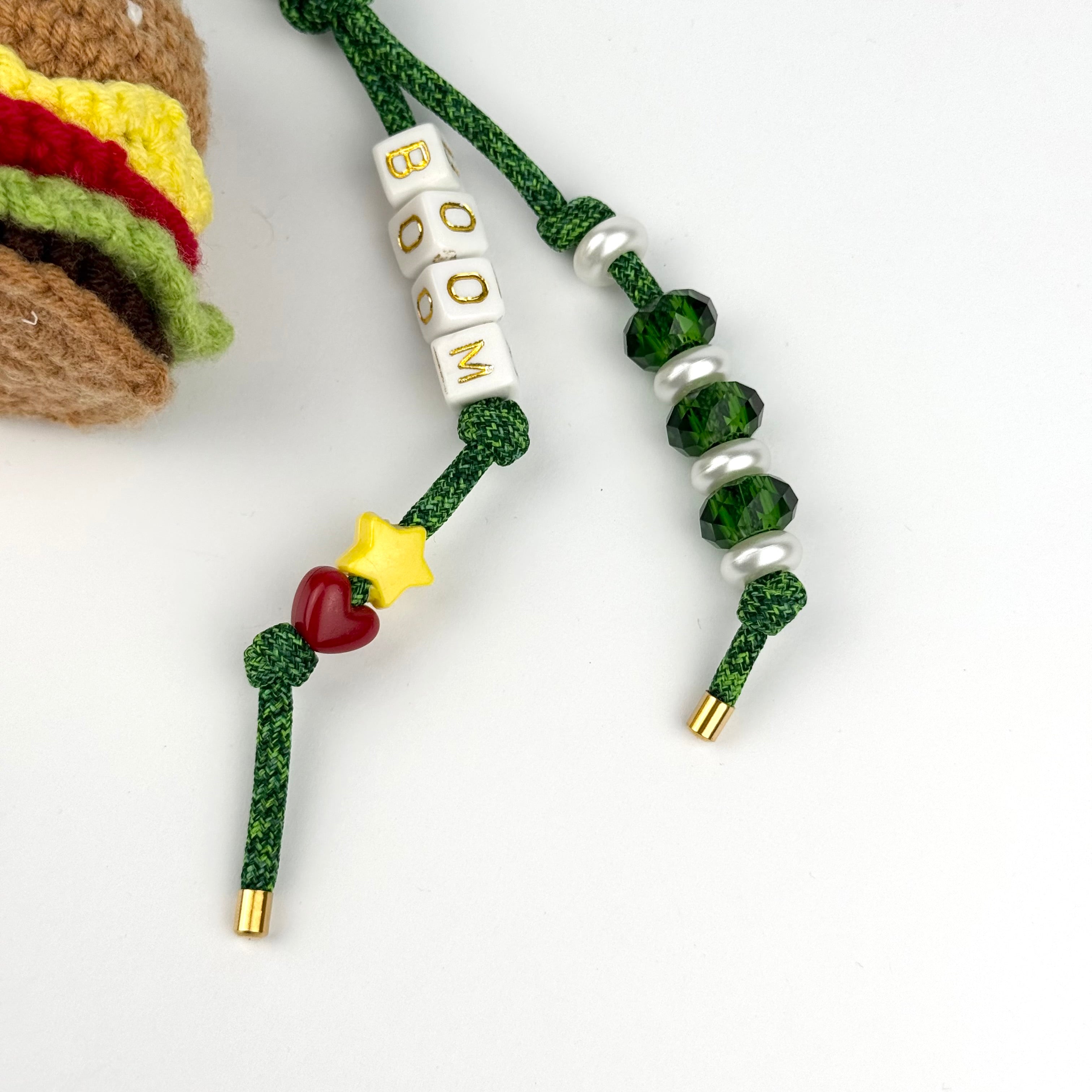 THE BURGER BOOM BESPOKE BAG CHARM