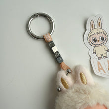 Load image into Gallery viewer, ‘CUSTOM TEXT’ ‘A’ PIN FOR LOVE (MINI) BOOM BESPOKE LABUBU NEUTRAL PACK
