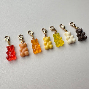 SET OF 7´RED’S’ GUMMY BEAR CHARMS BY BOOM BESPOKE