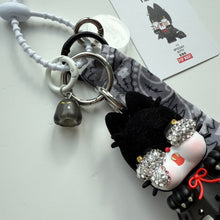 Load image into Gallery viewer, ‘SPOOKY KITTY’ SWAROVSKI CRYSTAL CRYBABY MONSTER TEARS BOOM BESPOKE CRYBABY
