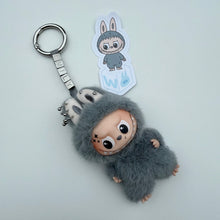 Load image into Gallery viewer, ‘CUSTOM TEXT’ ‘W’ PIN FOR LOVE (MINI) BOOM BESPOKE LABUBU
