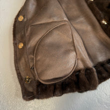Load image into Gallery viewer, ‘BEAR’ FAUX FUR BOMBER JACKET
