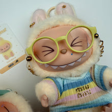 Load image into Gallery viewer, ‘STRIPES &amp; GLASSES’ SISI BOOM BESPOKE LABUBU
