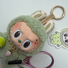 Load image into Gallery viewer, ‘PINK WIMBLEDON’ GREEN GRAPE  BOOM BESPOKE LABUBU
