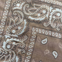 Load image into Gallery viewer, ‘TOFFEE’ TAN THE MULTIWAY SQUARE BANDANA SCARF
