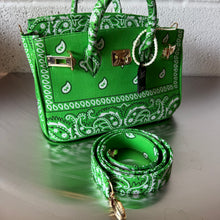 Load image into Gallery viewer, ‘PALM’ SMALL BANDANA BAG BY BOOM BESPOKE
