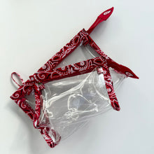 Load image into Gallery viewer, ‘CHERRY’ BANDANA POUCH SET BY BOOM BESPOKE
