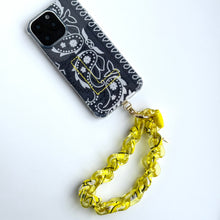 Load image into Gallery viewer, YELLOW BANDANA JELLY PHONE CHAIN
